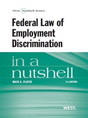 cover image of Federal Law of Employment Discrimination in a Nutshell, 7th